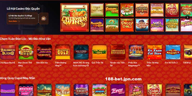 188BET Picipo 🎖️ link vào 188BET mới nhất 2026 - Link 188 BET 9 Trò chơi nổ hũ online 188bet